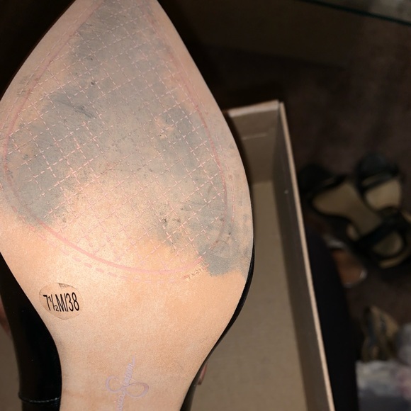 ❗️NEW❗️ Jessica Simpson Periya Black Super Patent Heeled Boots (Ankle Booties) - Picture 6 of 7